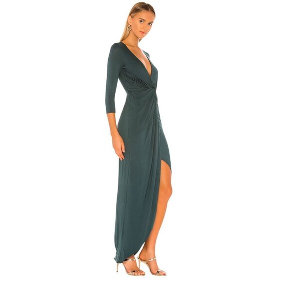 Lovers + Friends Sundance Maxi Dress Everglade Green Size S - Picture 5 of 8